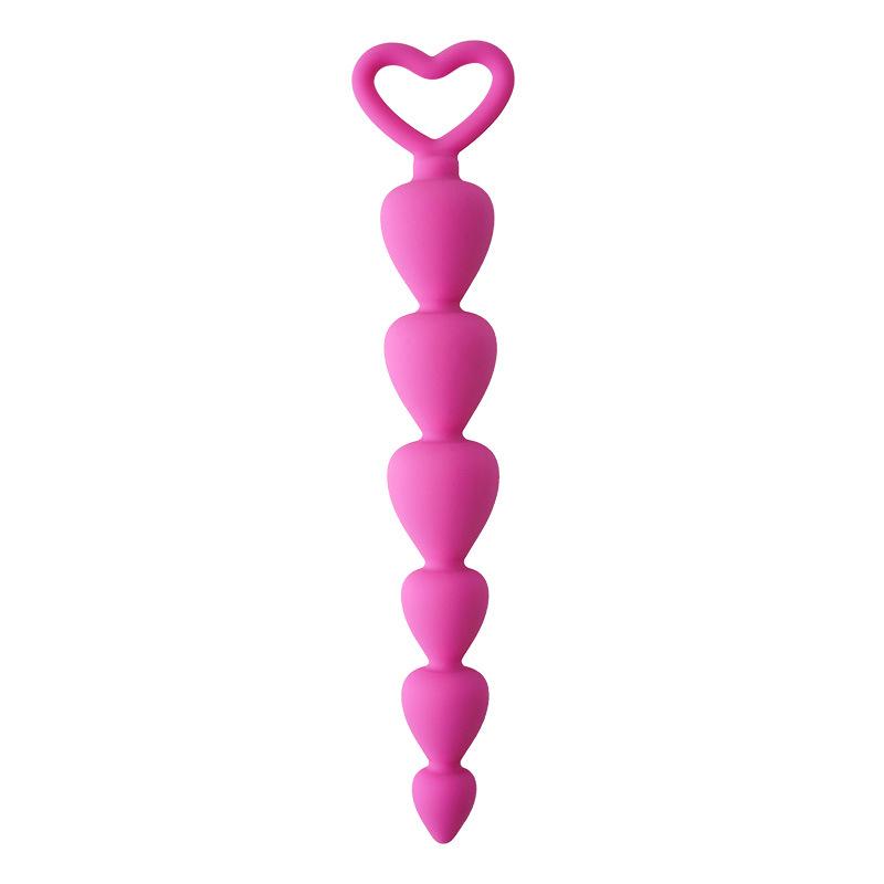 Sexuality Products Small Anal Plugs Anal Tools Silicone Beads String Beads Six Round Beads In Stock