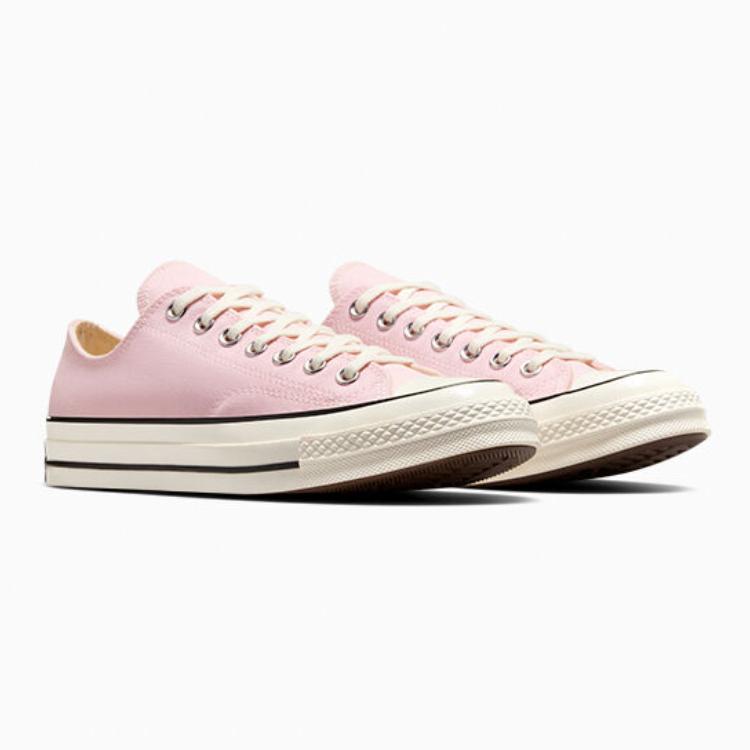 Converse Chuck 70 Low Pink Frosting Unisex Sneaker Egret Schwarz A13840F