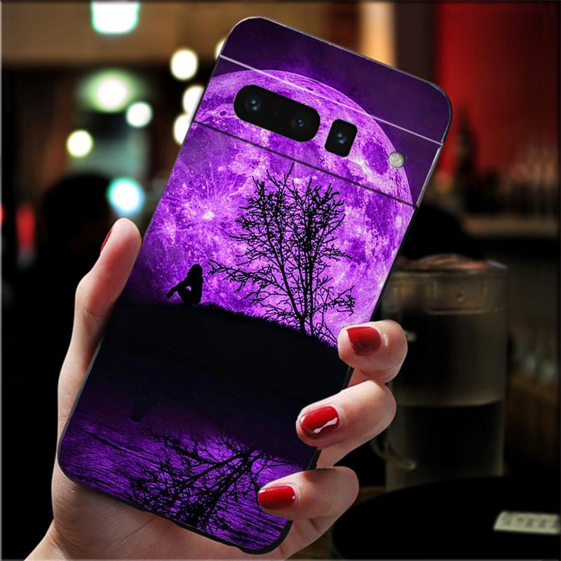 Phone Case For Google Pixel 10 Pro XL 9 Pro XL 9A 8 7 6 Pro Pixel 8A 7A 6A Pixel 8 7 6 5 Aesthetic Purple