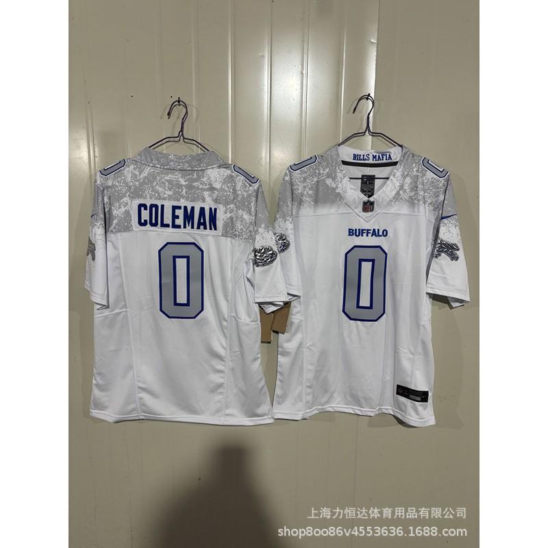 Mens Embroidered Football Jersey Bills 14 DIGGS 17 ALLEN 0 Team Sports Uniform