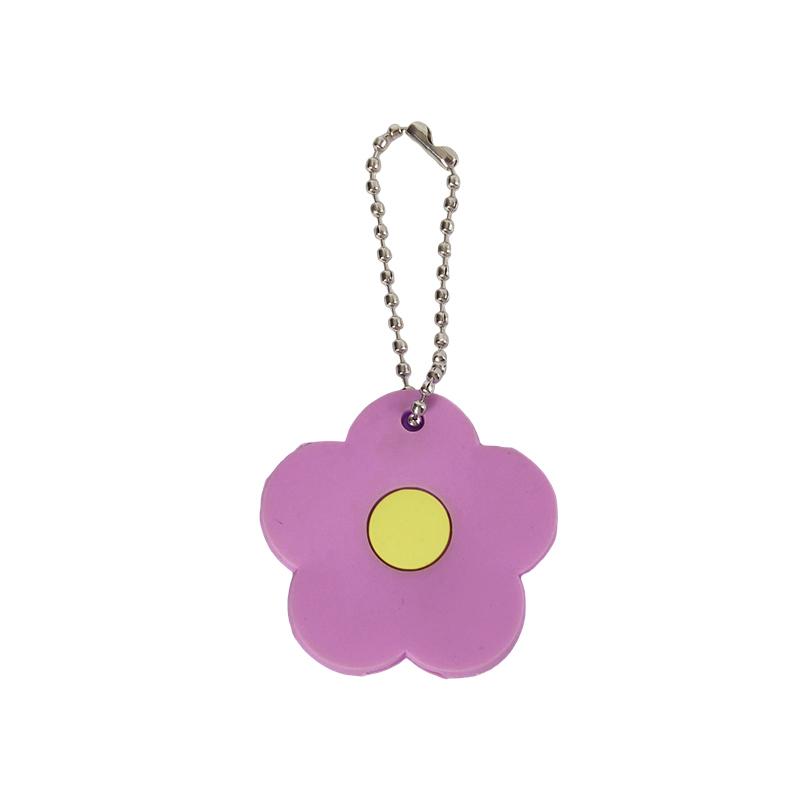 

Чохол для ключів із кольоровою квіткою та мультфільмом. Силіконові аксесуари для ключів. Симпатичний тримач для ключів. Брелок для дівчаток, жінок. Брелок, подарунок