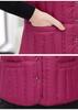 Elderly Women's Winter Cotton Vest - Warm Gilet for Seniors 60s & 70s