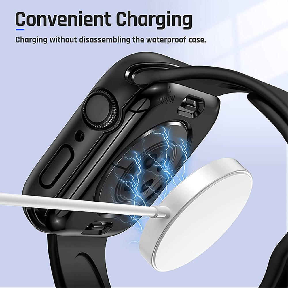 Gehard Glas+Hoesje Voor Apple Watch 38mm 40mm 41mm 42mm 44mm 45mm 46mm Schermbeschermer Beschermhoes iWatch 10 8 7 9 6 SE 5