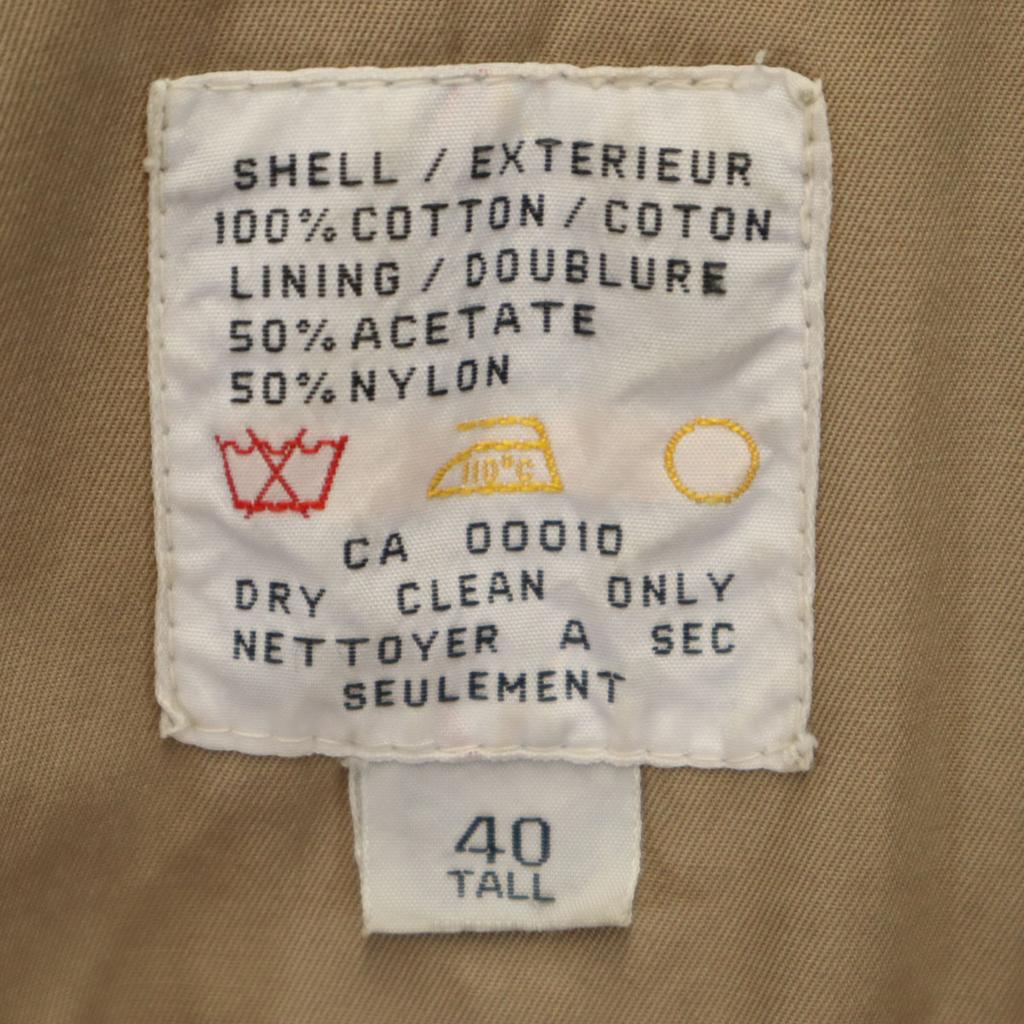 Yves Saint Laurent 80s Vintage Trench Coat 40 Beige Men's Used