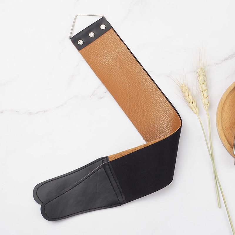 Piele Pânză Strat Dublu Curea de Ascuțit Cuțite & Pânză de Șters Material Durabil