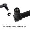 Double Rotating Fishing Rod Holder Adjustable Angles Aluminum Portable For Outdoor Angling