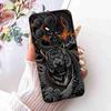 For Tecno Pova 7 Ultra 5G LJ9 Case Cartoon Cat Tiger Silicone TPU Black Cover For Tecno Pova 7Ultra 5G 6.67" Phone Cases Fundas