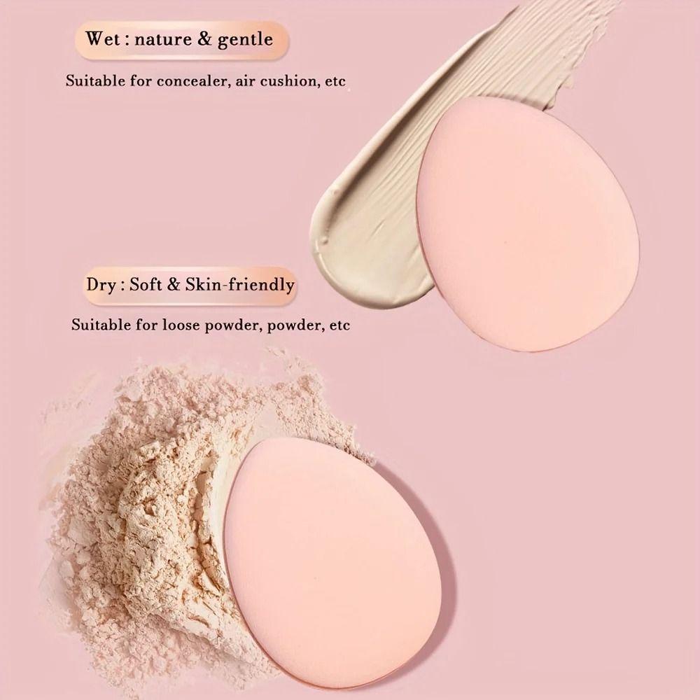 30pcs Dry and Wet Powder Puff Washable Finger Puff Random Makeup Puff  Travel-Friendly