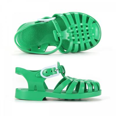 Meduse Sun 201 Gazon Gazon Green Kids Kids Jelly Shoes Sandals