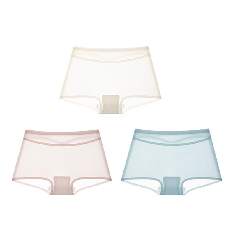 MaoRen Women's Seamless Ice Silk Boxer Briefs for Yoga & Fitness (3-Pack)