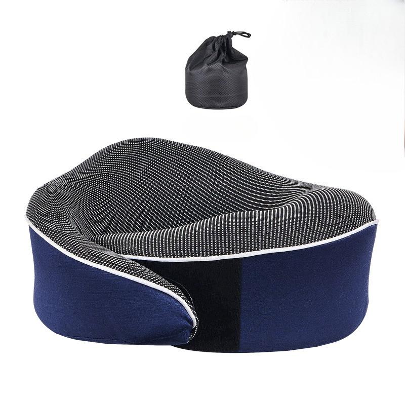 Travel Neck Pillow, Memory Foam U-shaped Pillow,Healthcare Memory Foam Neck Cervical Airplane Pillow Neck Cushion