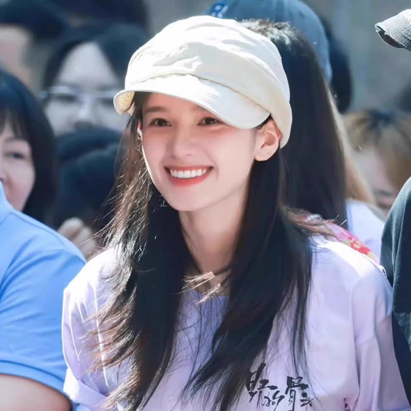 Retro japonský estetický baret s ochranou proti slunci pro ležérní letní nošení