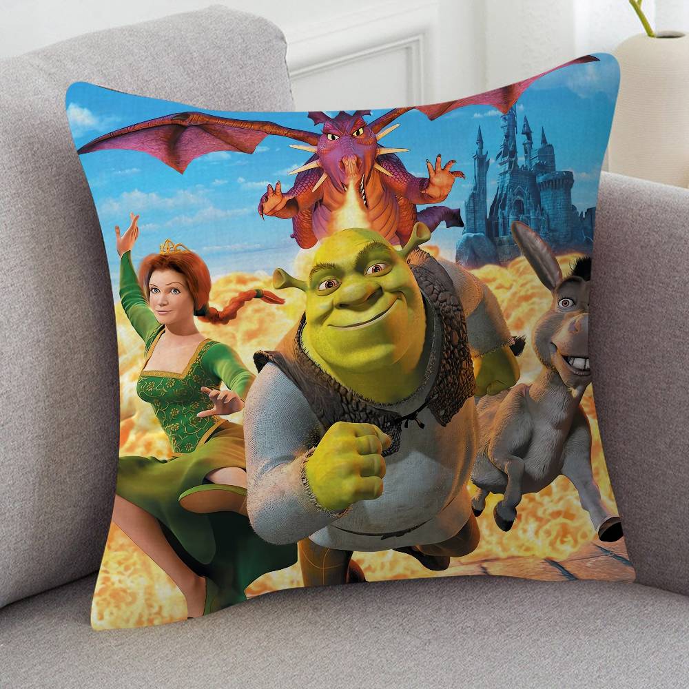 Anime Shrek Game For Cartoon Print Peripheral Pillow Case Cushion Cover Home Decor Birthday Gift Pillowcover