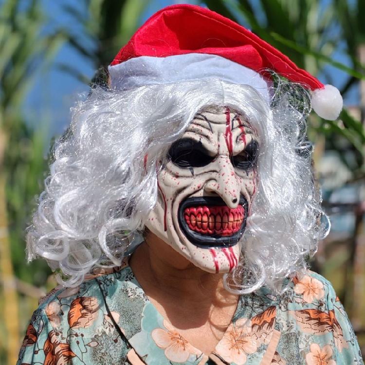 Strašidelná klaunská maska pro dospělé Hororoví zabijáci Klaunská maska Krvavý šašek Celohlavová latexová maska Halloweenský cosplay kostým