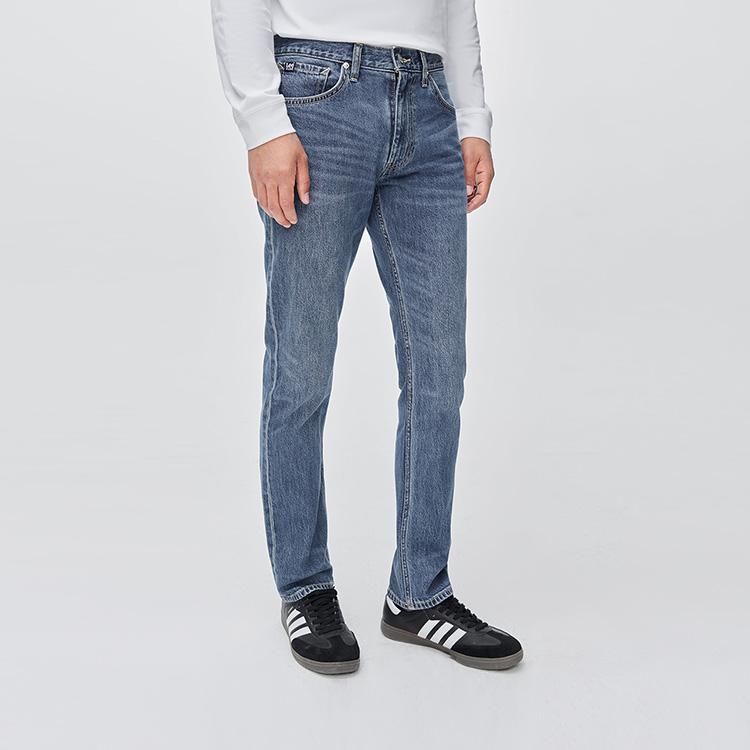 Lee Jeans Men's Medium Blue Moderate Straight Fit Pants LMB100726205167A08173