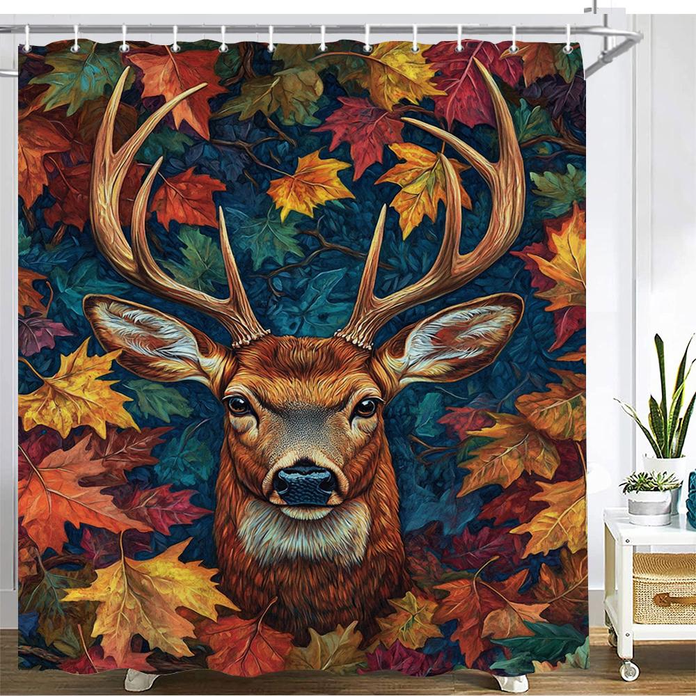 Forest Animal Pattern Shower Curtain Bath Curtain Printing Polyester fabric Bathroom Curtains for Home decoration curtain