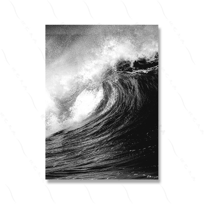Girl Yacht Artistic Photos Black And White Poster Print Woman Sexy Seaside Nude Photography Wave Canvas Painting Room Home Decor