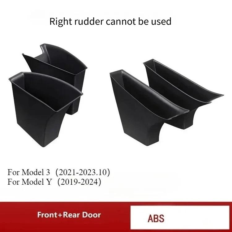 Door Side Storage Box for Tesla Model 3 -2025/Model Y -2025 Armrest Phone Container Door Organizer Handle Pocket Tray