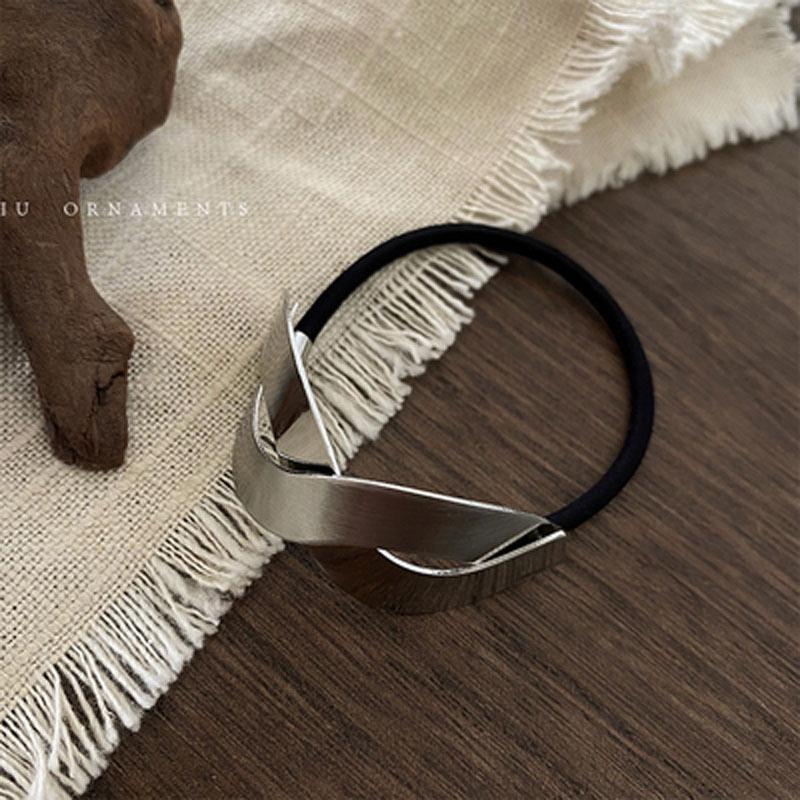 1PC Metal Elastic Hair Band For Girls Women Handmade Scrunchies Korean Ornaments Fashion Hair Accessories