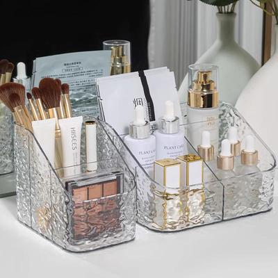 Ripple Makeup Brush and Skincare Storage Box – Large Capacity Luxury Organizer for Cosmetics and Miscellaneous Items