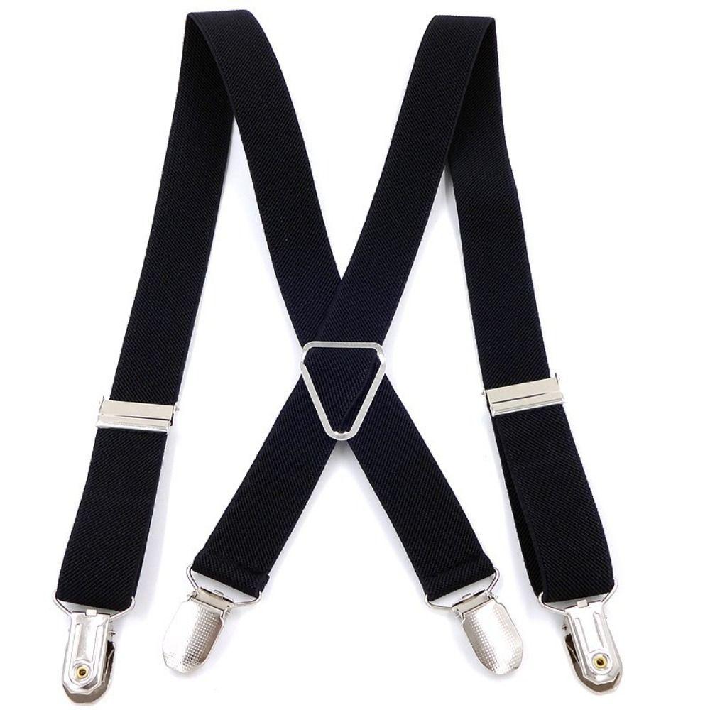 2.5cm Wide Vintage Suspenders Adjustable Trouser Straps Belt New Braces Suspenders  Adult