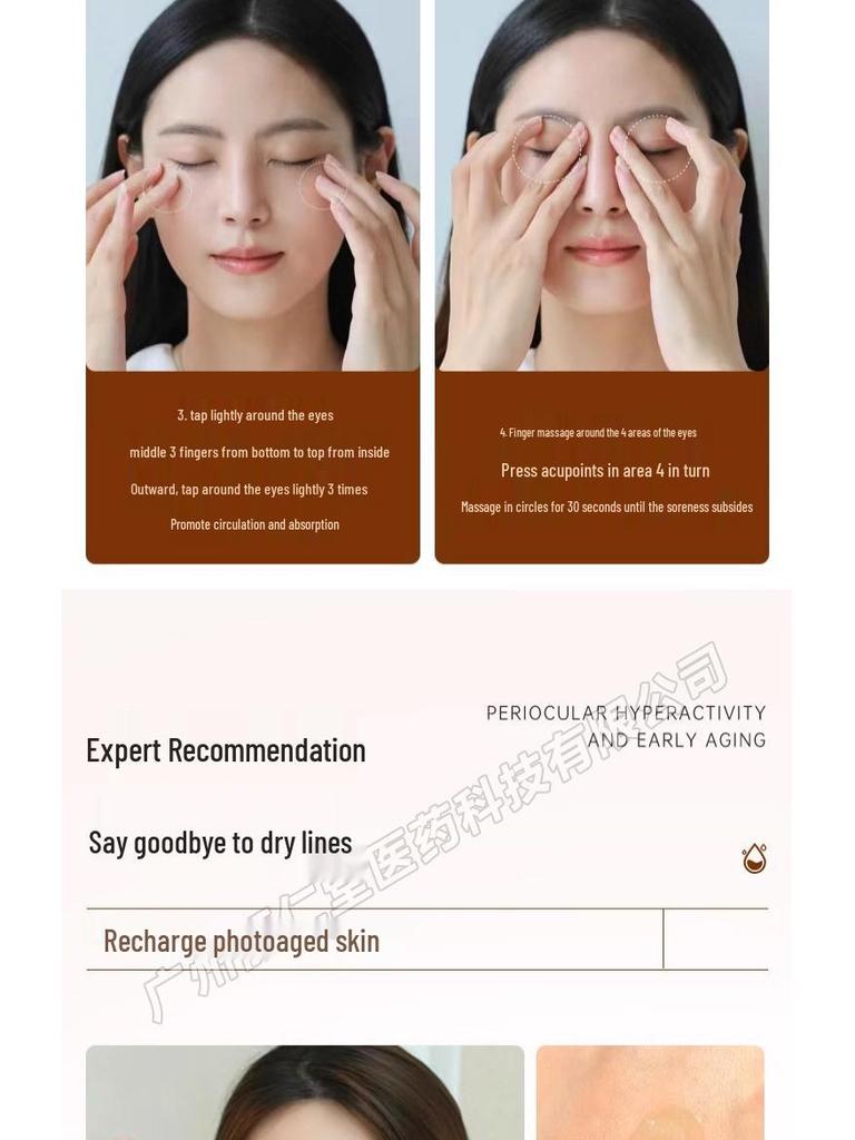 Véritable Crème Fermeté Yeux: Anti-rides, Cernes & Poches, Hydrate & Réduit les Ridules