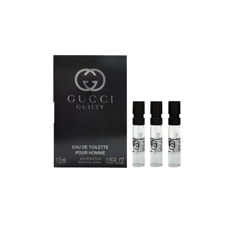 Gucci Guilty Love for Men Туалетная вода Пробник Пробник Пробник Древесный аромат Туалетная вода EDT Кедр Косметика 1.5 мл*3