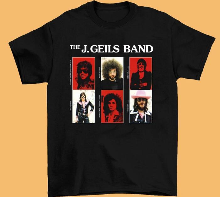 

The J Geils Band Members Gift For Fan Black T Shirt Full Size S5XL Unisex T-Shirt 5XL різнокольоровий