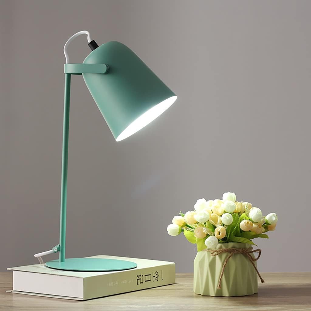 LED Desk Lamp Metal Nordic Table Lamp Eye Protection Reading Lamp Book Light For Reading Office Pink Lamp Lamparas De Mesa