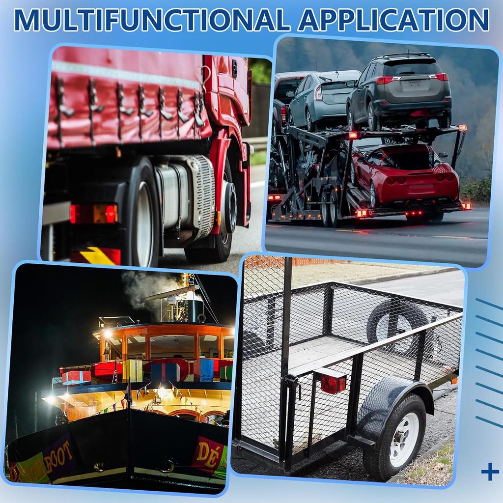 Dunzy 2 Pcs Galvanized Trailer Light Brackets Mounting L Shape Tail Light Bracket For Boat Utility Trailer Parts Accessories, 4.5 X 3 X 1.5 Inch