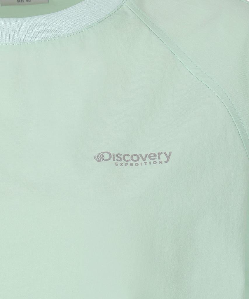 DISCOVERY EXPEDITION Women'S Freshvent Raglan Woven Short Sleeve T-Shirt (L/Mint)