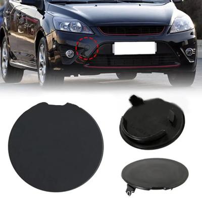 Car Front Bumper Tow Hook Eye Cover Black Fit For Ford Explorer 2011-2015 Car Tow Cover Hook Eye Towing Cap Unprimed