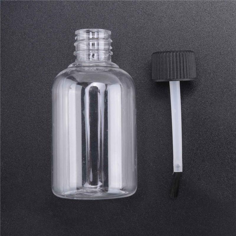 96 Pcs Plastic Empty Glue Bottles With Brushes 1.7 Oz Art Empty Paint Bottles Glue Toddlers Kids Art Crafts Supplies-B61B