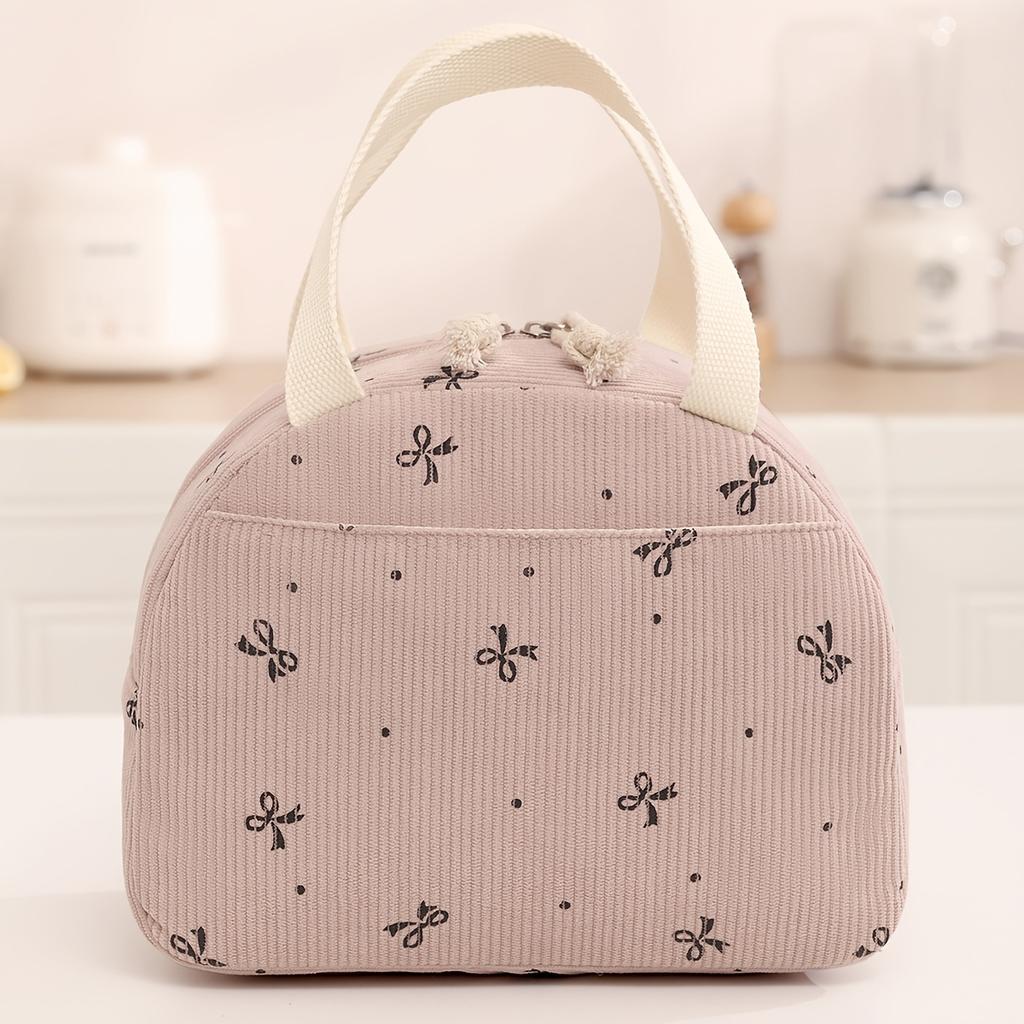 Dual Handles and Zipper Lunch Bag Portable, Durable & Stylish for Work Handbag