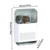 Wall Mounted Kitchen Cutlery Holder Dust-proof Draining Racks  Spoon Storage