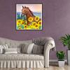 5D Diy Diamond Painting Sunflowers and Horses Diamond Embroidery Full Lay Anime Cross Stitch Kits Home Decor Handmade Gift