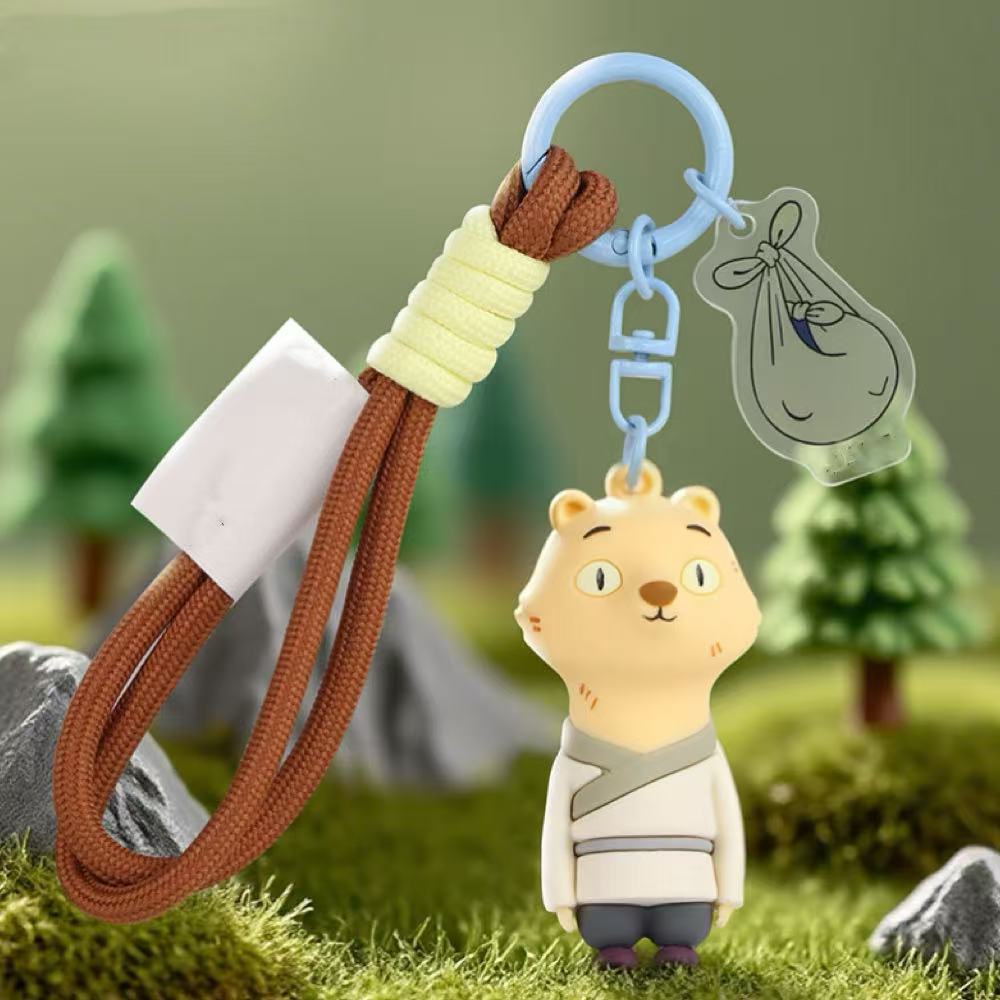 

Брелок «Горный монстр Лан Лан» – Милые куклы орангутана и жабы-демона, Идеально для подарков на день рождения, Подвески для сумки, Автомобильные аксессуары OPP Bag Packaging