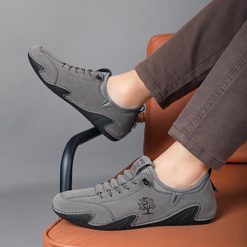 New Brand Sneakers Men's Soft Soled Casual Loafers Spring Lightweight Luxury Lazy Outdoor Hiking Driving Shoes In Large Size