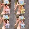 Plush Mini Elephant Keychain With Cartoon Design For Backpack Decor And Gift