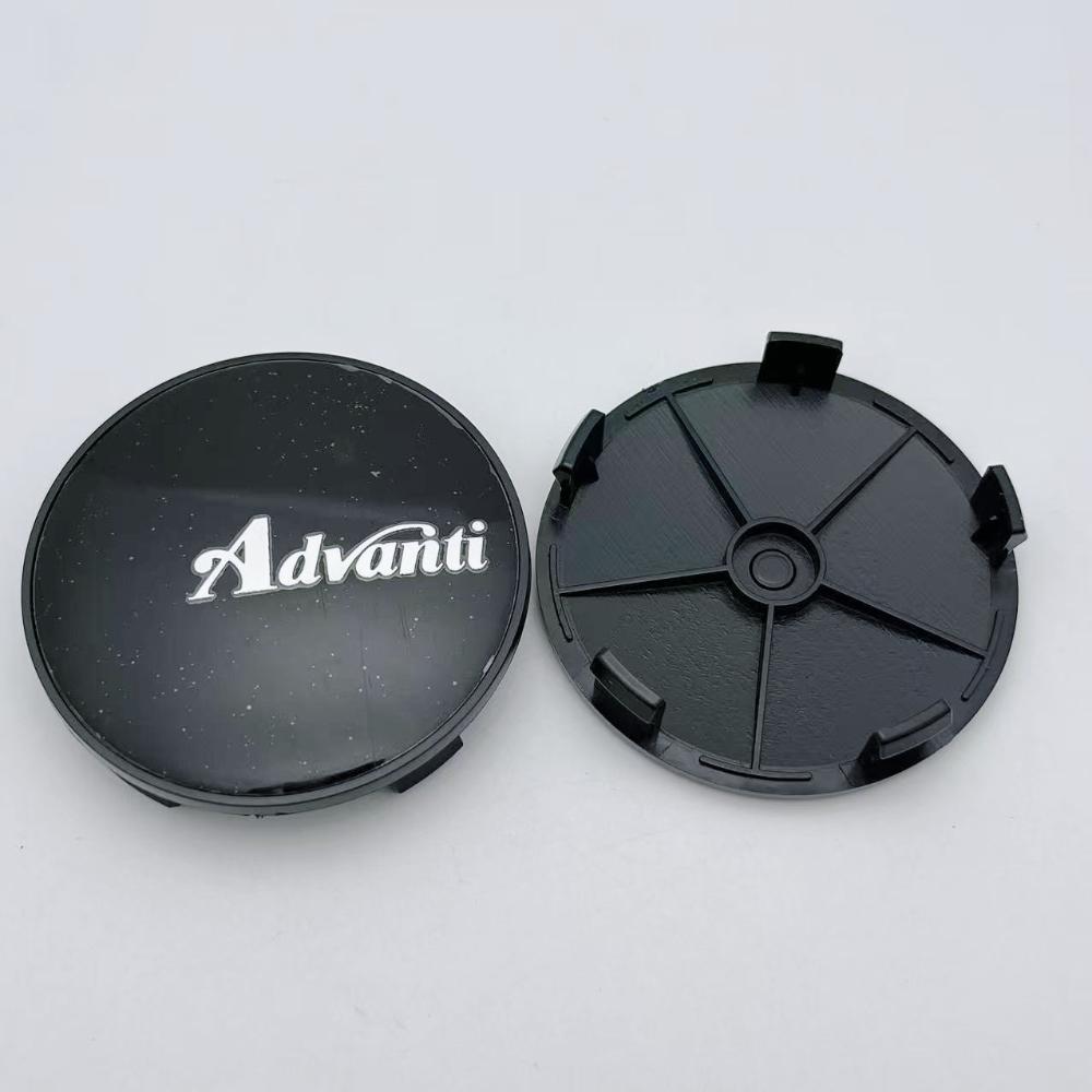 4 pezzi 68MM ( Diametro Interno 63MM ) Emblema Logo Advanti Tappi Centrali Ruote Auto Coprimozzi Cerchioni Auto Copertura Mozzo Ruote Accessori Auto