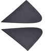 Pair Front Left and Right Rearview Triangle Trim Panel, Side Door Mirror Corner Triangle Fender Cover, Compatible with Toyota Corolla 2008-2013