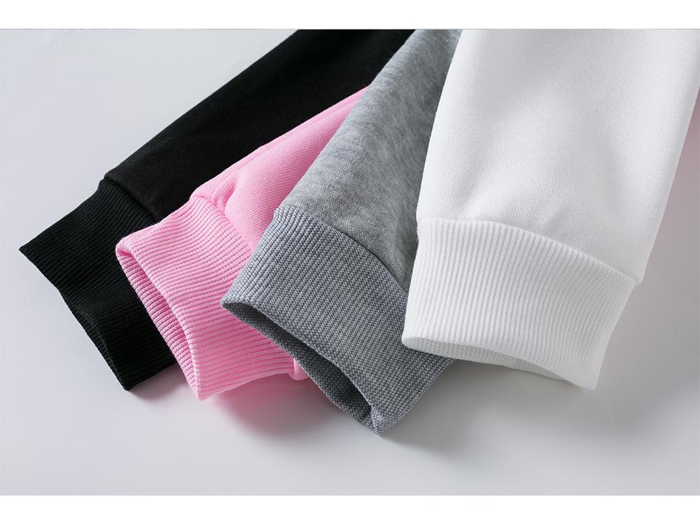 Jesienny polarowy komplet dla dzieci: bluza z kapturem w jednolitym kolorze i modny zestaw w stylu koreańskim 2023