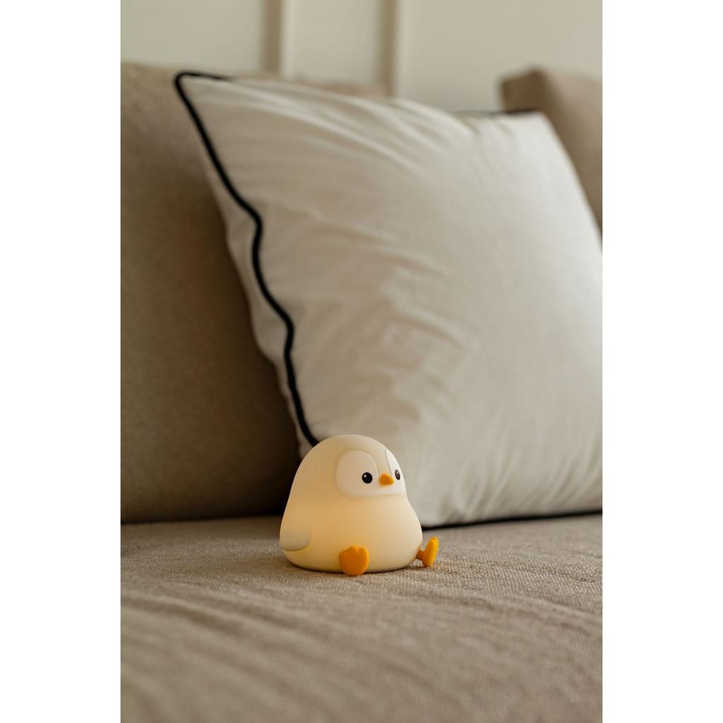 Penguin Baby Little Penguin Night Light English Patting Light USB Rechargeable Atmosphere Creative LED Light