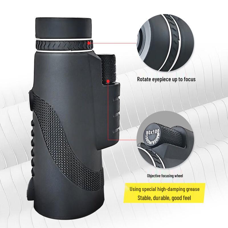 miflame 80X100 HD Monocular Telescope