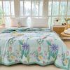 New Washed Cotton Summer Quilt Air Conditioning Core Printed Small Fresh Quilt Fresh Breathable Quilted Duvet Bedding