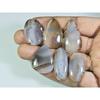 153Cts. Natural Botswana Agate Pear Cabochon Loose Gemstone 6 Pcs Lot A-675