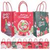 30 Pcs Christmas Gift Tote Bag Eve Candy Paper Kraft Party Bags Large Snack Bulk Storage Wrapping for Presents Decorative Extra