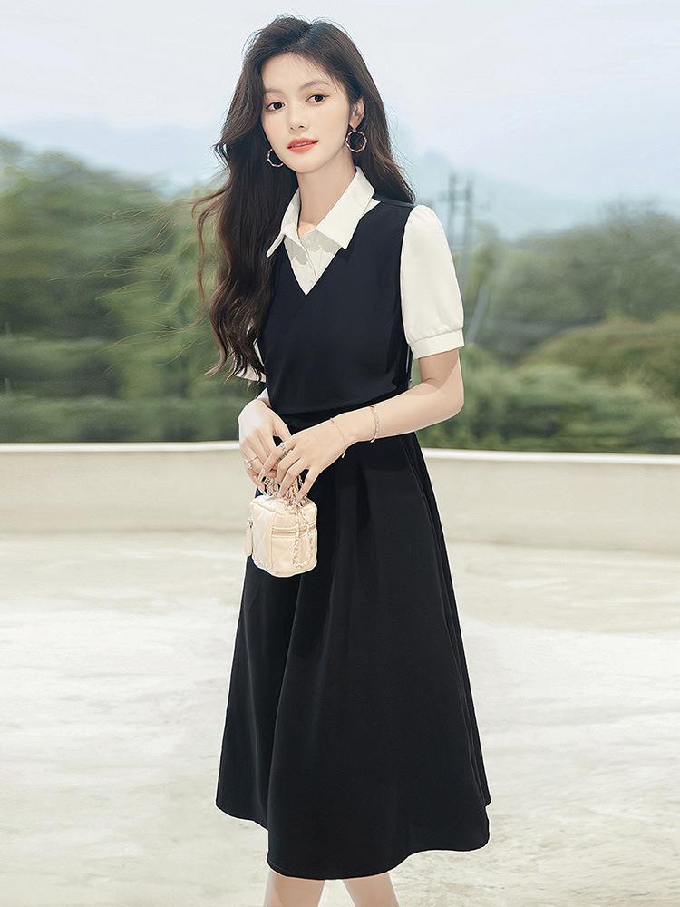 Teaching interview women's clothing small teachers wear summer new temperament speech skirt formal settings dress