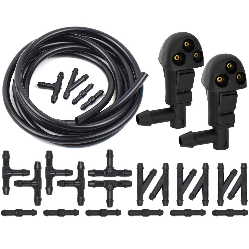 Front Windshield Wiper Washer Nozzle Spray Jet Hose Pipe For Chevrolet Cruze MK1 2008 - 2016 94556605 Car Hood Sprayer Nozzles