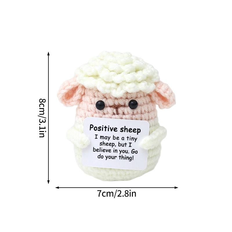 Cute Crochet Animals Ornament Frog Sea Turtle Duck Fox Ornament Desk Accessories Hand-knitted Figurine Finished Crochet Doll